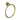 Pentro Brushed Yellow Gold Round Wall Mounted Round Hand Towel Ring