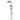 10'' Round Gun Metal Shower Station Top Water Inlet(Right Angle)