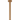 Round Brushed Copper Ceiling Shower Arm 400mm