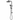 10'' Round Black Shower Station Top Water Inlet(Right Angle)