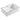 500x350x180mm QUBI-II 500 Under Counter Basin