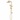 10'' Round Brushed Gold Shower Station Top Water Inlet(Right Angle)