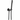 Black Shower Rail with Handheld Shower