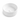 370 x 370 x 130mm Round Matte White Fluted Above Counter Ceramic Basin