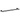 Johnson Suisse Venezia Double Towel Rail 600mm - Matte Black