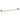 Johnson Suisse Venezia Single Towel Rail 600mm - Brushed Brass