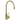 Johnson Suisse Venezia Gooseneck Sink Mixer - Brushed Brass