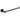 Johnson Suisse Venezia Towel Holder - Matte Black