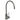 Johnson Suisse Venezia Gooseneck Sink Mixer - Gunmetal