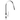 Johnson Suisse Venezia Gooseneck Pull Down Sink Mixer - Chrome