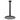 Johnson Suisse Venezia Overhead Rain Shower with 300mm Ceiling Arm - Matte Black