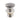 32mm Brushed Nickel Mushroom Pop Up Basin Waste With NO Overflow
