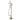 Square Brushed Nickel Freestanding Bath Mixer With Handheld Shower
