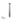 Square Brushed Nickel Ceiling Shower Arm 400mm