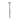 Round Brushed Nickel Ceiling Shower Arm 400mm