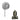 LUCID PIN Brushed Nickel Round Shower/Bath Wall Mixer (65mm Cover Plate)