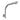 Round Brushed Nickel Goose-neck Wall Mounted Shower Arm
