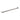 IVANO - 800mm Brushed Nickel Single Towel Rail