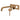 LUCID PIN Series Brushed Copper  Wall Mixer With Round Spout