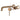 LUCID PIN Series Brushed Copper Spout Mixer Trim Kit Only With Separate 60mm Cover Plate (match CLPS)