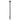 Round Vertical Gun Metal Electric Heated Towel Rack Single Bar(with Timer)