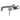 LUCID PIN Series Gun Metal Spout Mixer Trim Kit Only With Separate 60mm Cover Plate (match CLPS)