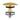 Brushed Gold Pop Up Waste Universal
