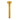 Round Brushed Gold Ceiling Shower Arm 200mm