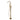 Round Brushed Gold Freestanding Bath Mixer With Handheld Shower