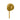 LUCID PIN Series Round Brushed Yellow Gold Shower/Bath Wall Mixer (65mm Cover Plate)