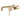 LUCID PIN Series Brushed Gold Spout Mixer Trim Kit Only With Separate 60mm Cover Plate (match CLPS)