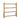 Round Brushed Gold Electric Heated Towel Rack 4 Bars