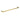 RUSHY - 600mm Brushed Gold Single Towel Rail