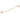 CADDENCE - 800mm Brushed Gold Single Towel Rail
