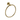 Bella Vista Mica Hand Towel Ring - Brushed Gold