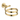 Bella Vista Mica Hairdryer Holder - French Gold