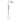 Bella Vista Mica Dual Shower Rail - Brushed Nickel