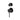 Bella Vista Mica Shower Mixer with Diverter - Matte Black  (Seperate Backplate)