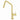 Carysil Angle Brushed Gold Pull Out Kitchen Mixer