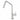 Carysil Angle Brushed Nickel Pull Out Kitchen Mixer