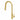 Carysil Round Brushed Yellow Gold Pull Out Kitchen Mixer