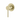 LUCID PIN - Light Brushed Gold Wall Mixer 80mm Cover Plate