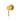 LUCID PIN Series Round Brushed Gold Wall Mixer 65mm Cover Plate