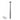 Square Gun Metal Grey Ceiling Shower Arm 600mm