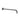 Round Gun Metal Stainless Steel Wall Mounted Shower Arm 400mm