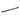 IVANO - 800mm Gun Metal Single Towel Rail
