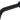 Ikon Micah Curved Wall Bath Outlet 175mm Matte Black