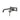 LUCID PIN Series Gun Metal Wall Mixer With Round Spout