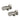 Modern National Cadence 1/4 Turn Washing Machine Stops Brushed Nickel