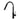 Star Mini Spring Pull Out Kitchen Mixer Black